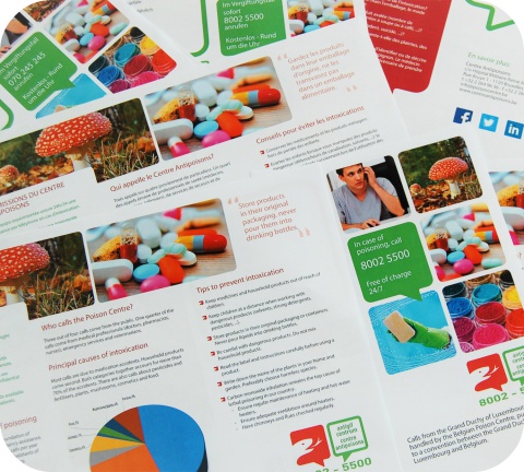 Les dépliants du Centre Antipoisons sont disponibles en quatre langues et en format digital.
