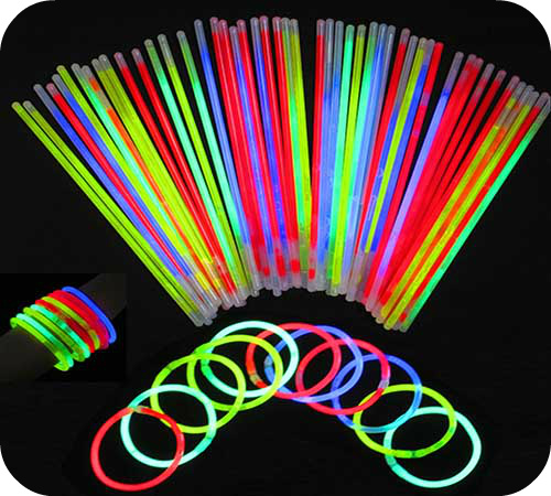 Que faire si un collier ou un bracelet fluorescent se brise?, Colliers et  bracelets fluorescents